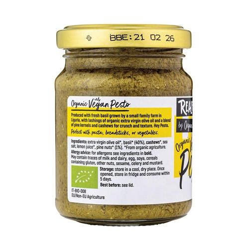 Realfoods Organic Vegan Green Pesto thumbnail 2