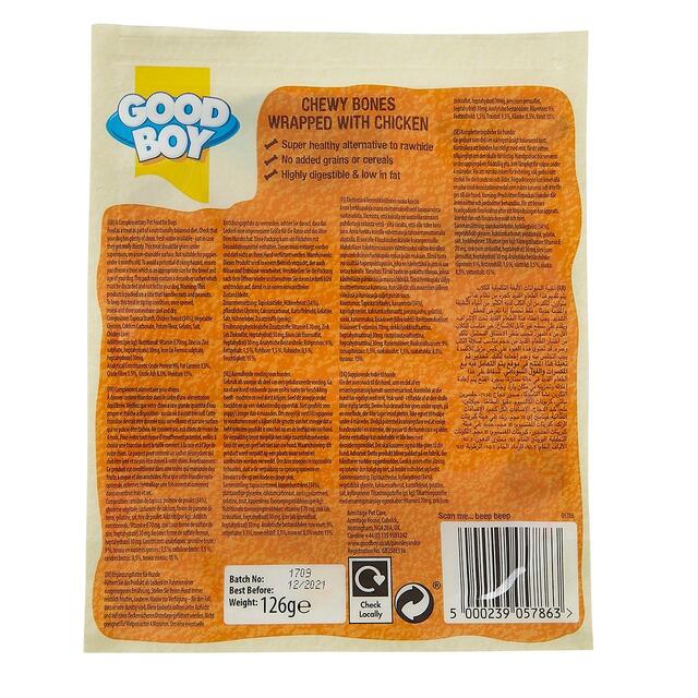 Good Boy Chewy Bones Wrapped With Chicken Dog Treats thumbnail 2