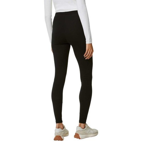 M&S Womens 2pk High Waisted Leggings, Size 18, Black/Black thumbnail 3