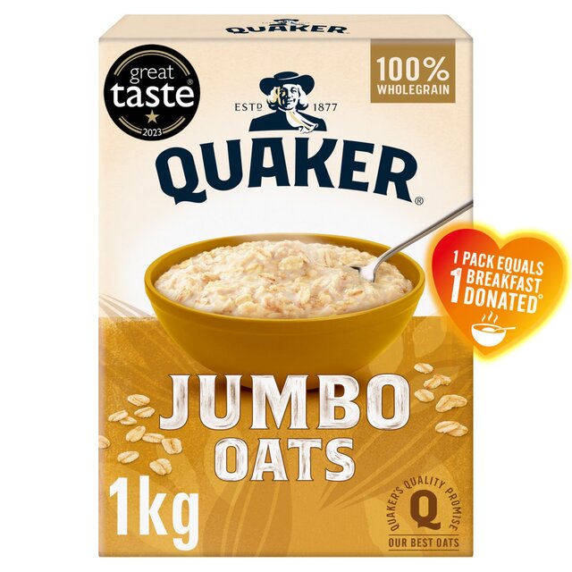 Quaker Oats Jumbo Rolled Oats Porridge Cereal thumbnail 12