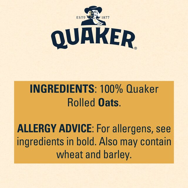 Quaker Oats Jumbo Rolled Oats Porridge Cereal thumbnail 5