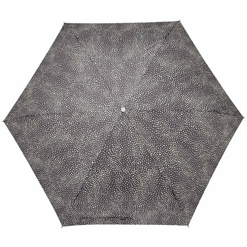 M&S Collection Polka Dot Compact Umbrella, Black Mix thumbnail 2