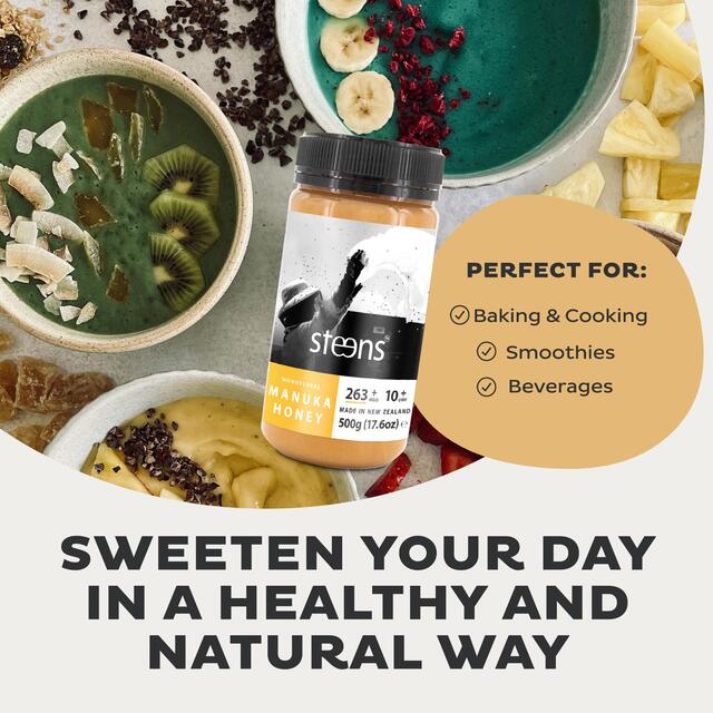 Steens MGO 263 UMF10 Manuka Honey thumbnail 7