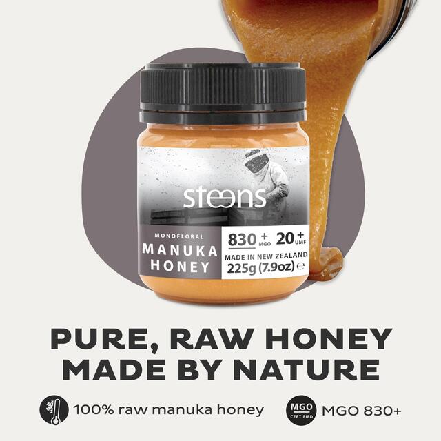 Steens MGO 830 UMF20 Manuka Honey thumbnail 3