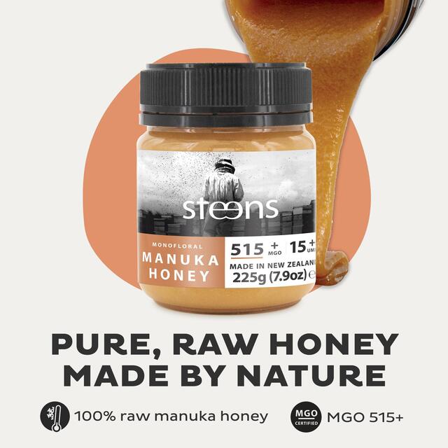 Steens MGO 515 UMF15 Manuka Honey thumbnail 6