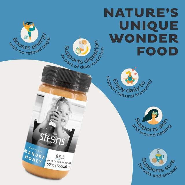 Steens MGO 85 Raw Manuka Honey thumbnail 9
