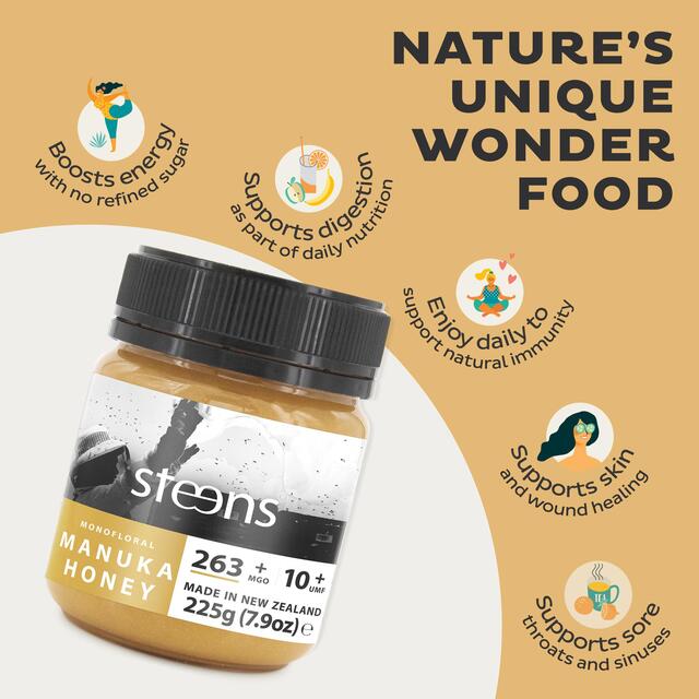 Steens MGO 263 UMF10 Manuka Honey thumbnail 2