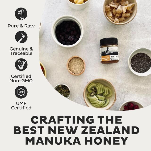 Steens MGO 263 UMF10 Manuka Honey thumbnail 7