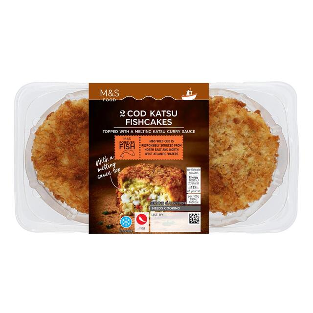 M&S 2 Cod Katsu Fishcakes