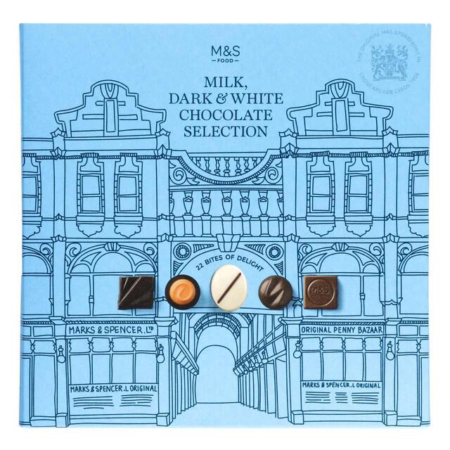 M&S Milk, Dark & White Chocolate Selection Box