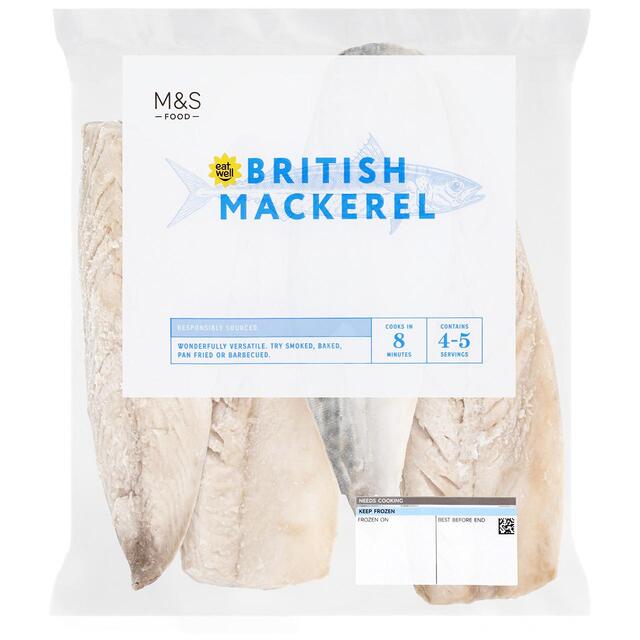 M&S Mackerel Fillets Frozen