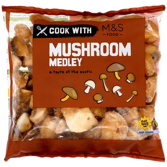 Cook With M&S Mushroom Medley Frozen