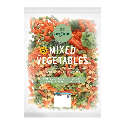 M&S Organic Mixed Vegetables Frozen thumbnail 2