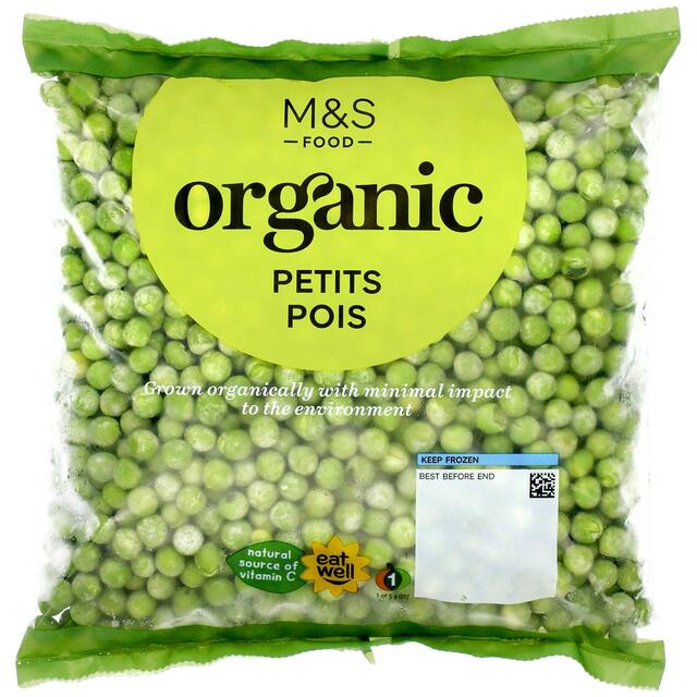 M&S Organic Petits Pois Frozen
