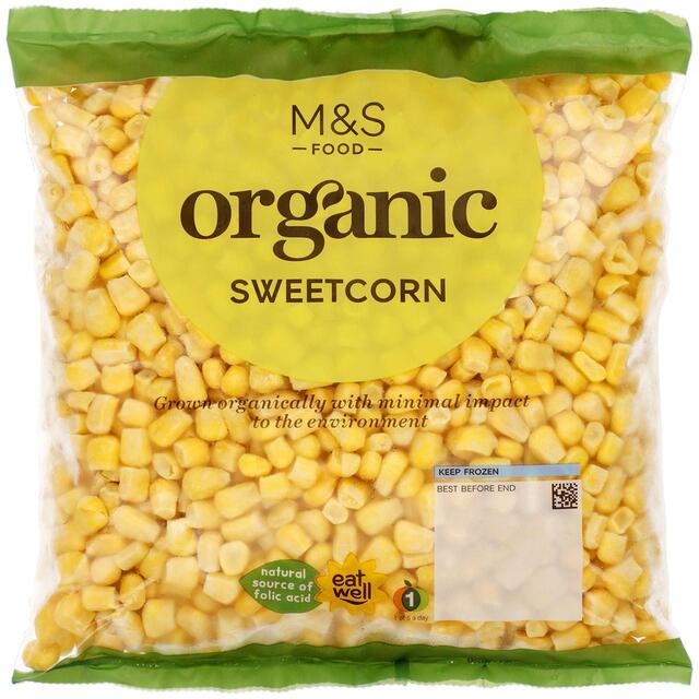 M&S Organic Sweetcorn Frozen