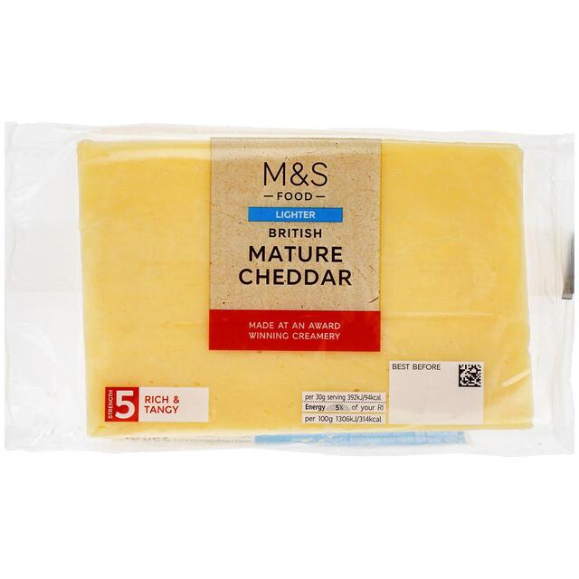 M&S British Lighter Mature Cheddar