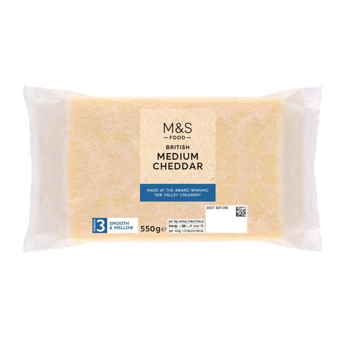 M&S British Medium Cheddar thumbnail 2