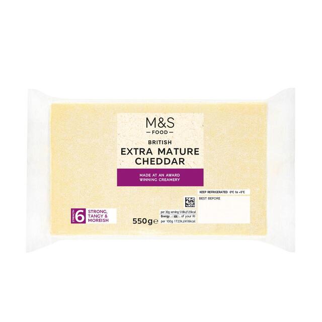 M&S British Extra Mature Cheddar thumbnail 2