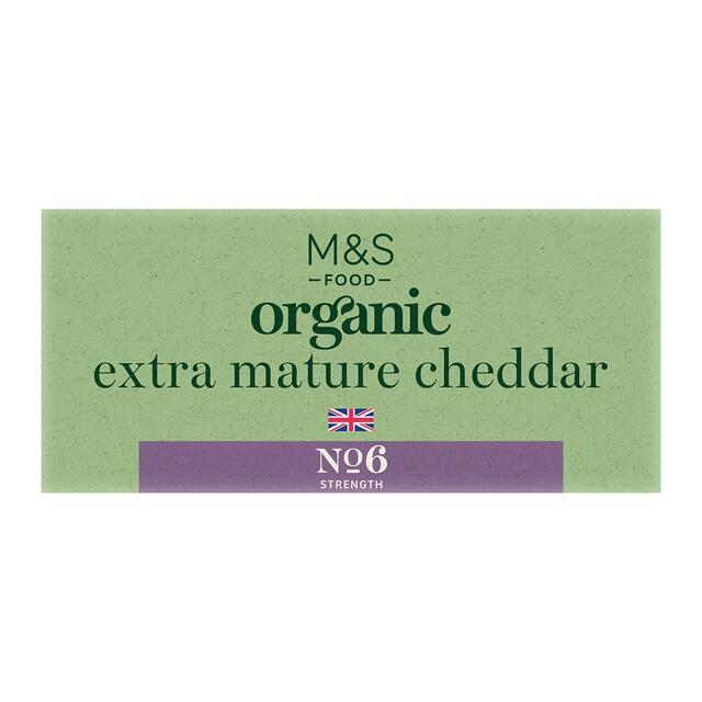 M&S Organic British Extra Mature Cheddar