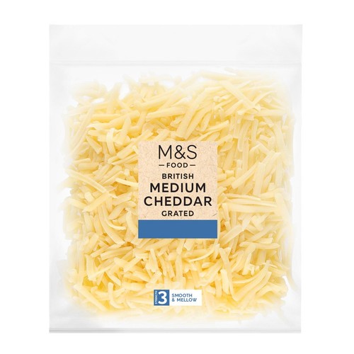 M&S British Medium Grated Cheddar