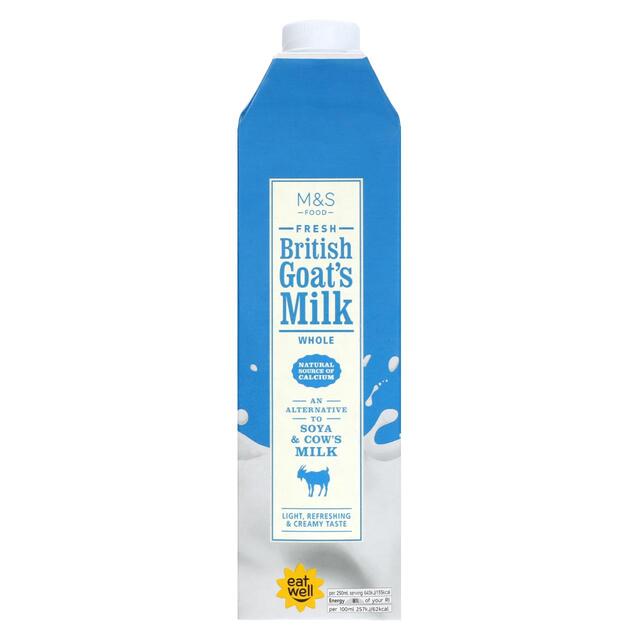 M&S British Fresh Goat's Whole Milk