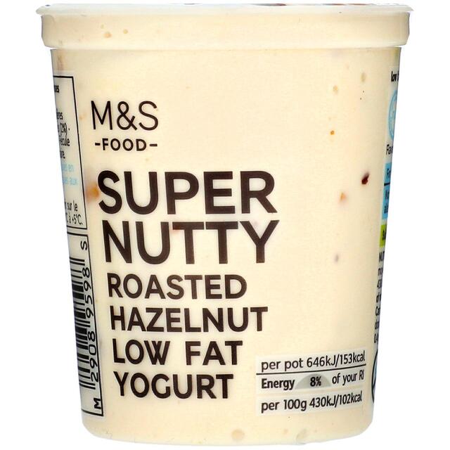 M&S Roasted Hazelnut Low Fat Yoghurt