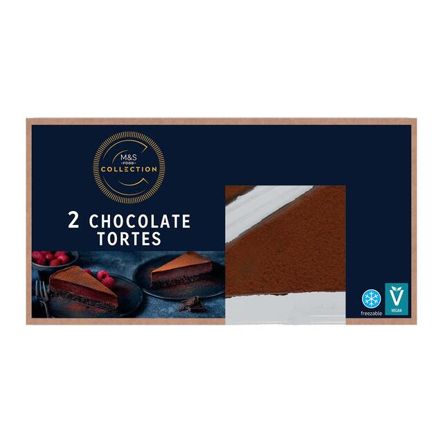 M&S Collection 2 Chocolate Tortes