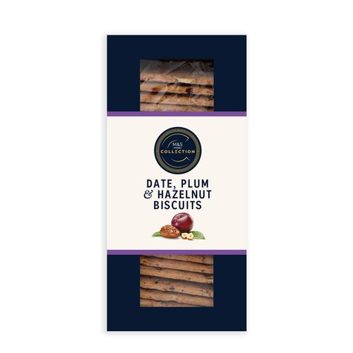 M&S Date Plum & Hazelnut Biscuits