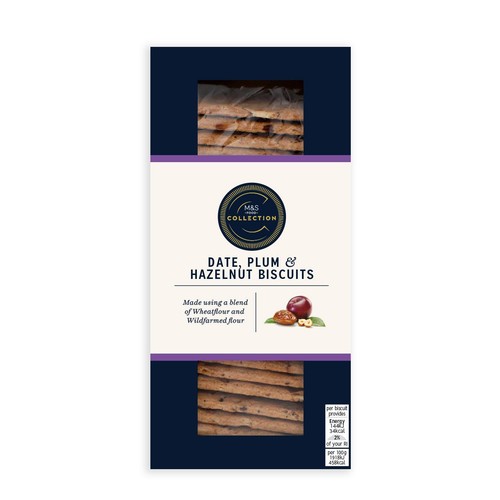M&S Date Plum & Hazelnut Biscuits thumbnail 2