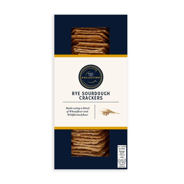 M&S Collection Rye Sourdough Crackers thumbnail 2