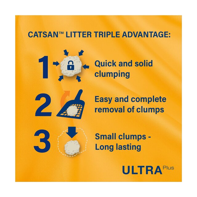 Catsan Ultra Clumping Odour Control Cat Litter thumbnail 2