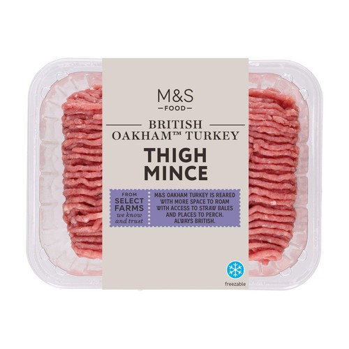 M&S British Turkey Thigh Mince 8% Fat