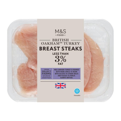 M&S British Turkey Breast Steaks