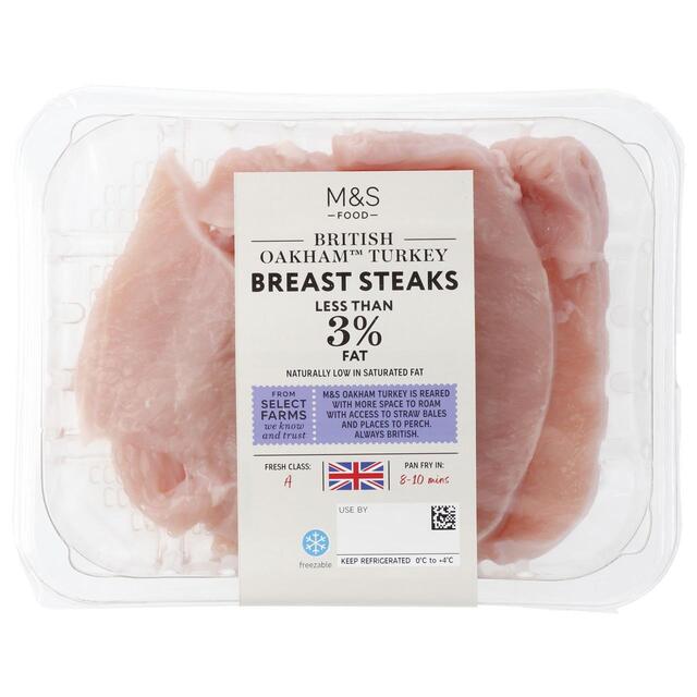 M&S British Turkey Breast Steaks