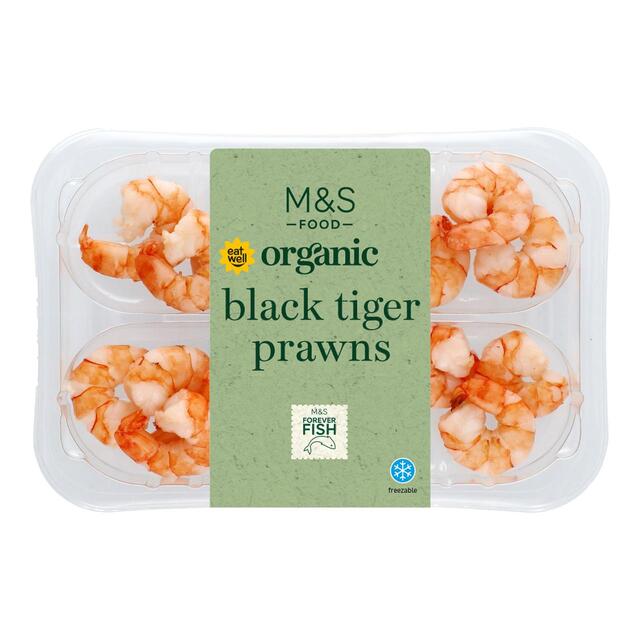 M&S Organic Cooked King Prawns