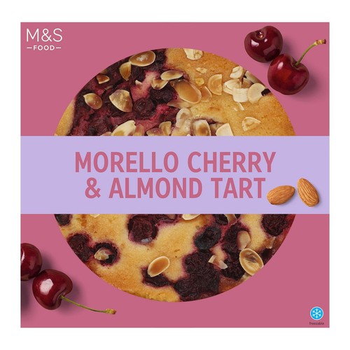 M&S Morello Cherry and Almond Tart