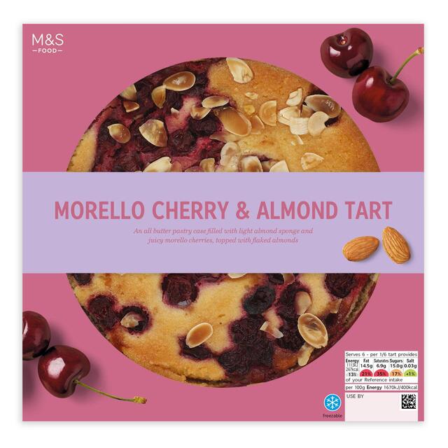 M&S Morello Cherry and Almond Tart thumbnail 2