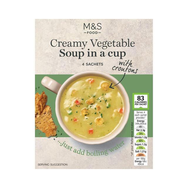 M&S Creamy Vegetable Cup Soup