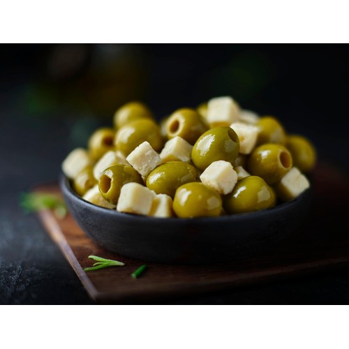 M&S Manzanilla Olives & Cheddar Cheese thumbnail 2