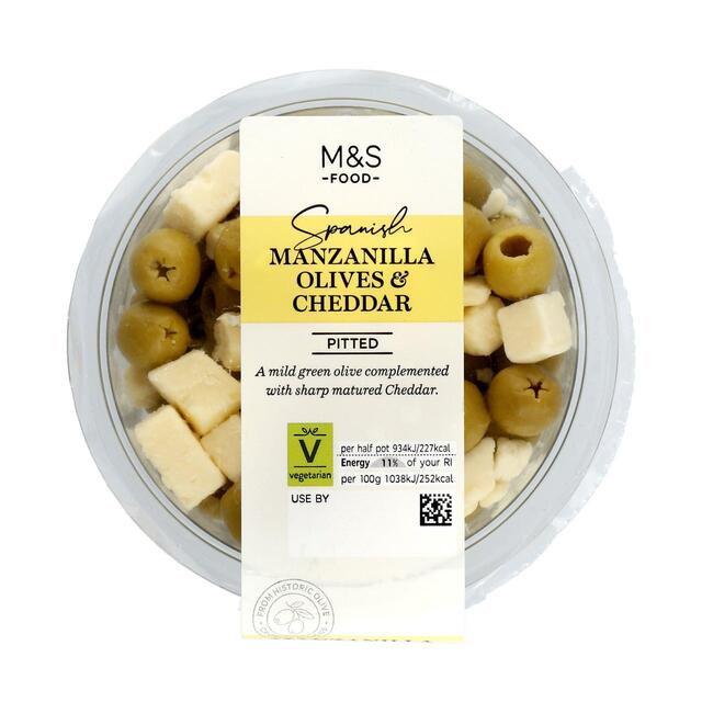 M&S Manzanilla Olives & Cheddar Cheese thumbnail 3