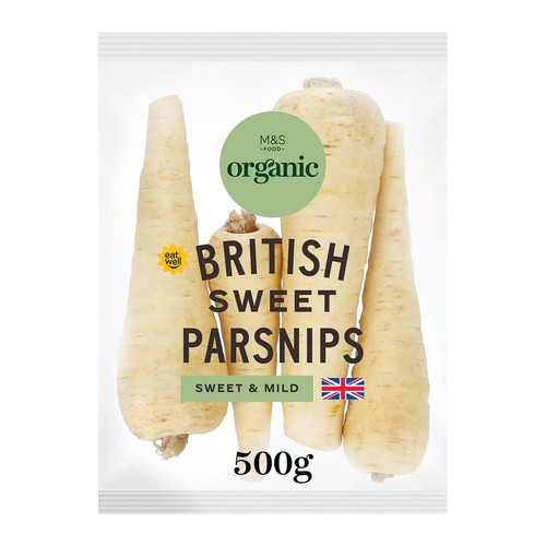 M&S Organic Sweet Parsnips
