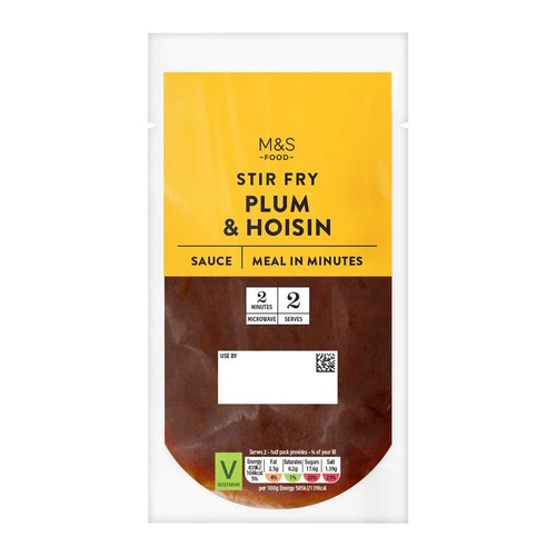 M&S Plum & Hoisin Stir Fry Sauce thumbnail 2