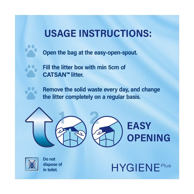 Catsan Hygiene Non-Clumping Odour Control Cat Litter thumbnail 3