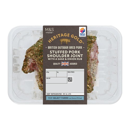 M&S Heritage Gold British Stuffed Pork Shoulder Joint thumbnail 2