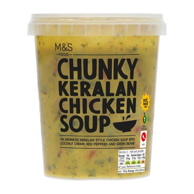 M&S Chunky & Spicy Keralan Chicken Soup thumbnail 2
