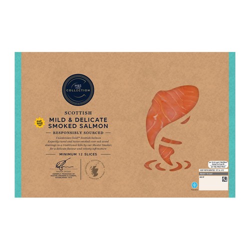 M&S Collection Mild & Delicate Smoked Salmon thumbnail 3