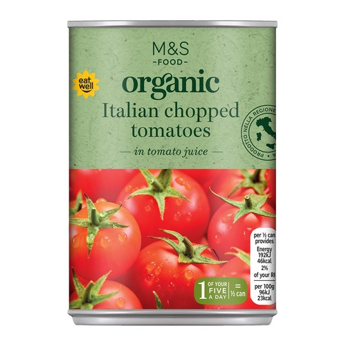 M&S Organic Italian Chopped Tomatoes thumbnail 2