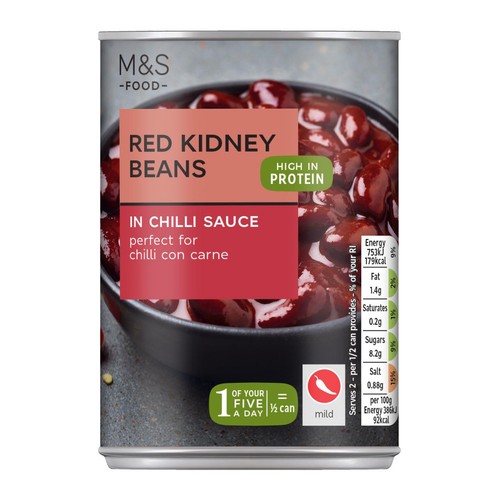 M&S Red Kidney Beans In Chilli Sauce thumbnail 2
