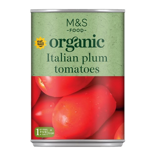 M&S Organic Italian Plum Tomatoes