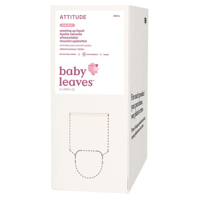 ATTITUDE Bulk to Go Bottle & Washing Up Liquid Fragrance Free